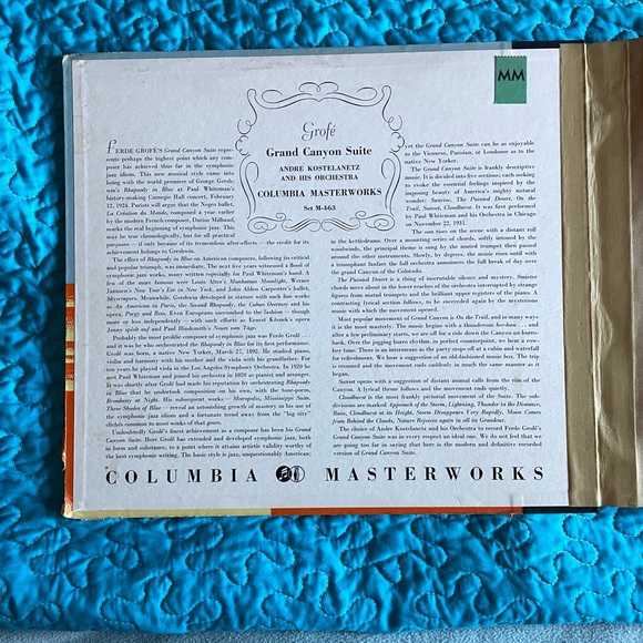 Vintage Grand Canyon Suite Andre Kostelanetz Record Album Set - Picture 2 of 8